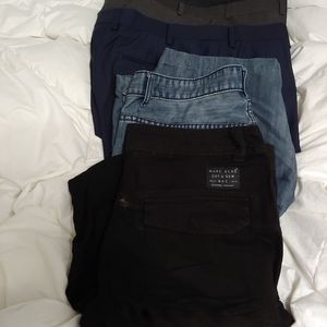 Five brand new pants